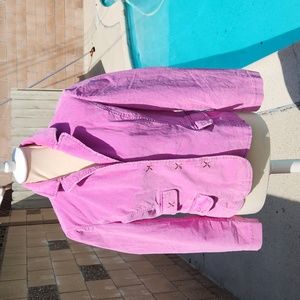 j.jill Pink Corduroy Spring Jacket - Size Small Petite